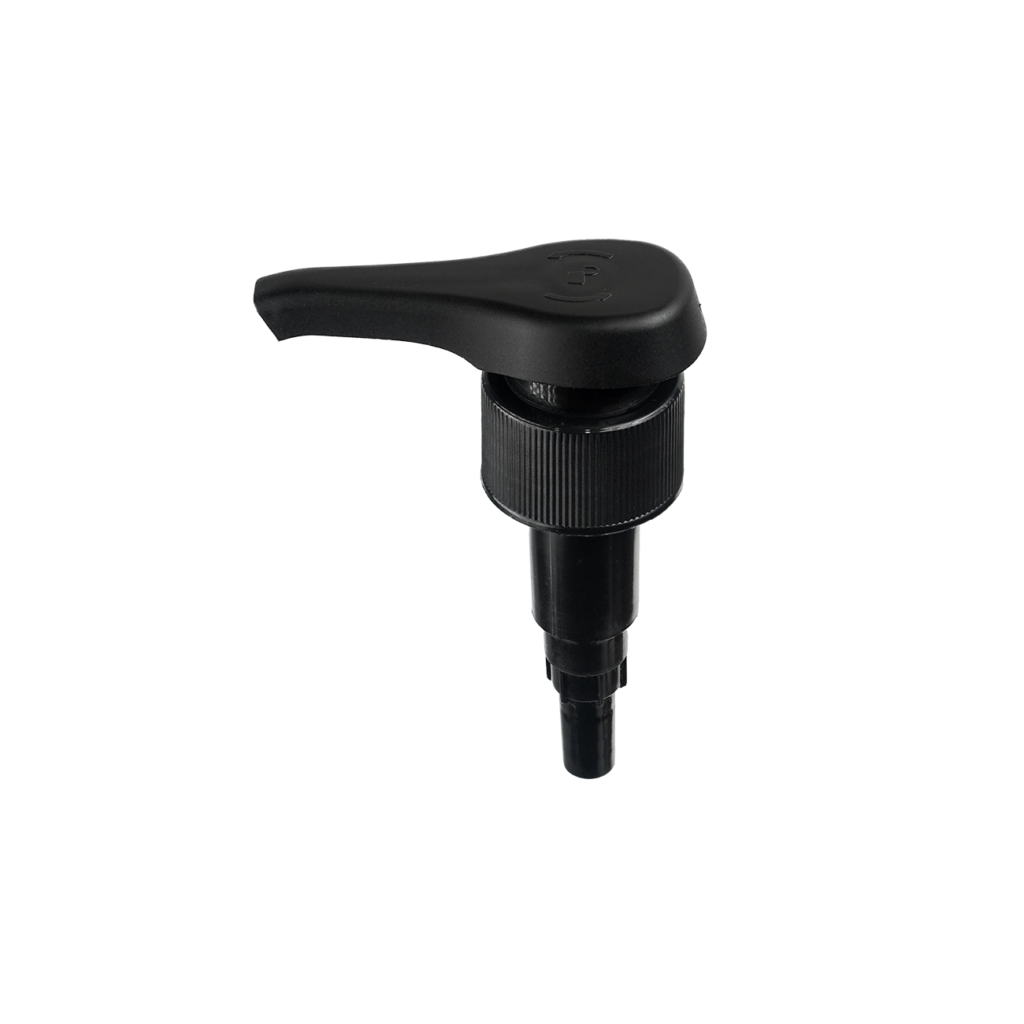 Defne Shampoo Plastic Pump Dispenser 4 CC 28mm Black Closed