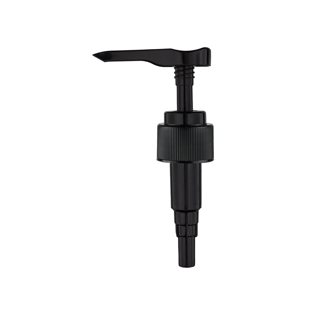 Akasia Shampoo Plastic Pump Dispenser 4 CC 28mm Black Front