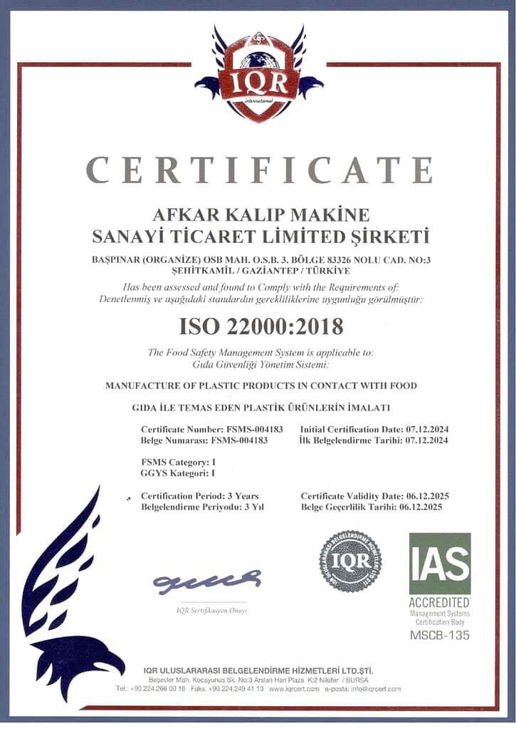 ISO-22000-Afkar-Certificates